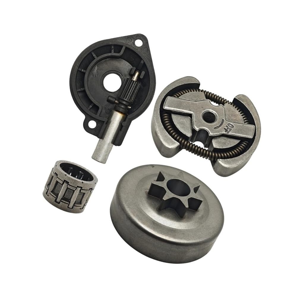 Adecuado for motosierra HUS 236, 236e, 235, 235e, 240, 240e, 0,325 pulgadas, 7 dientes, kit de cojinete de agujas for bomba de aceite de tambor de embrague, 581063901