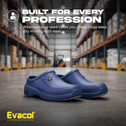Image of Non Slip Shoes for Women - Slip On Clogs, Comfortable Work Shoes