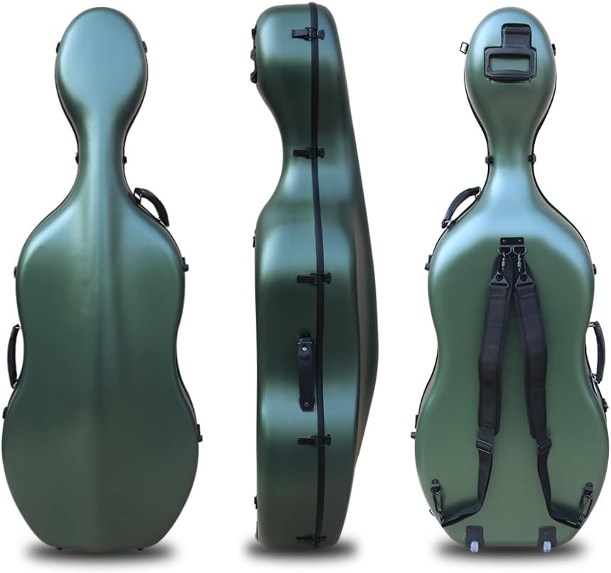 Amazon.com: Vetimobato Carbon Fiber Cello Case for 4/4 Full Size Hard ...