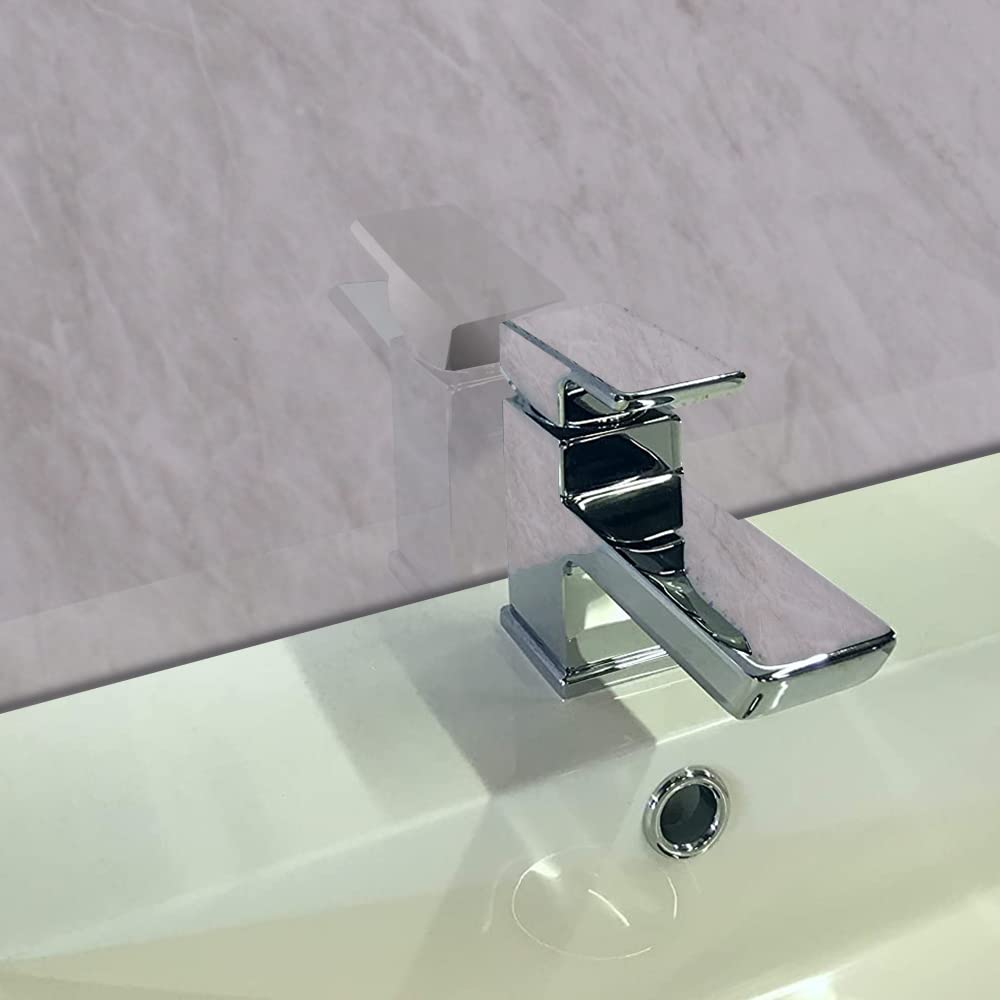 Buy NRG Shower Wall Panels Bathroom PVC Cladding Wet Wall Gloss Grey ...