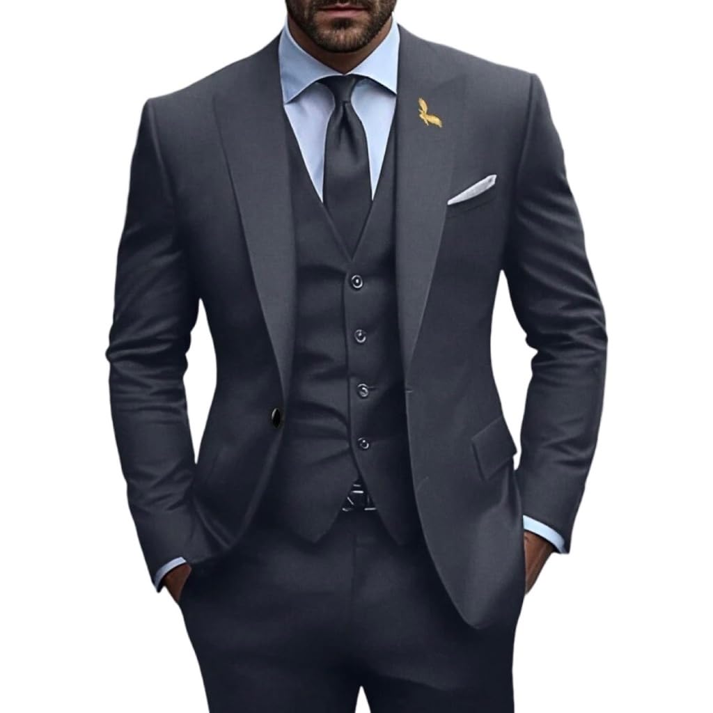 Terno Slim Masculino Kit Completo Executivo – Calça + Blazer + Colete em promoção! Veja a oferta e mais achadinhos de Alfaiataria & Formal 4 Hoje é o melhor dia para comprar Terno Slim Masculino Kit Completo Executivo – Calça + Blazer + Colete com aquele preço maroto! Promoção! Aproveite a oferta! 4