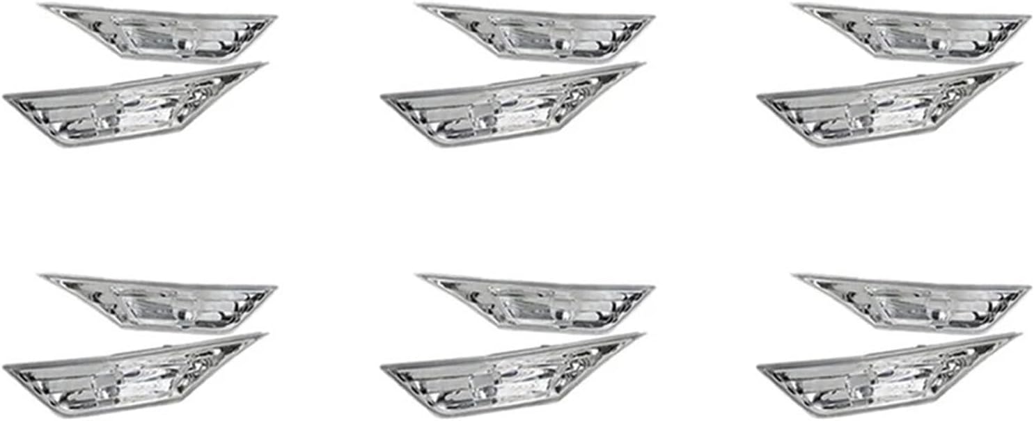 Side Mirror Indicator Light For Civic 2016 2017 2018 2019 6X Car LED Side Marker Turn Signal Lamp With T10 Bulbs Rearview Mirror Signal Lamp