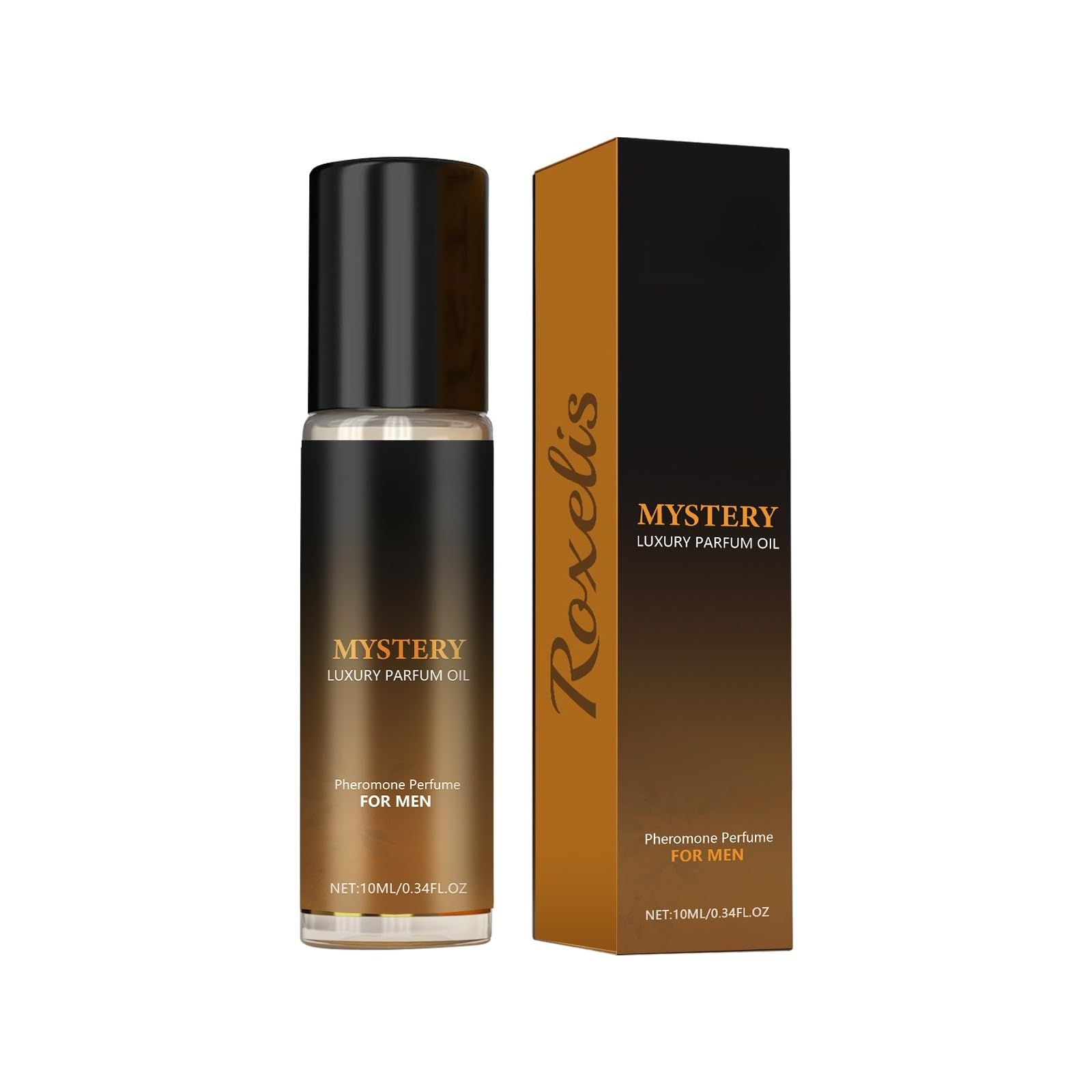 Roll On Cologne for Men Sandalwood Woody Citrus Fresh Scent Long Lasting Lightweight Portable Fragrance Oil