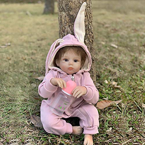 Adolly Hi 20 inch Realistic Reborn Baby Doll - Soft Weighted Simulation Silicone Vinyl Newborn - Lifelike Baby Dolls with Clothes Name Shane