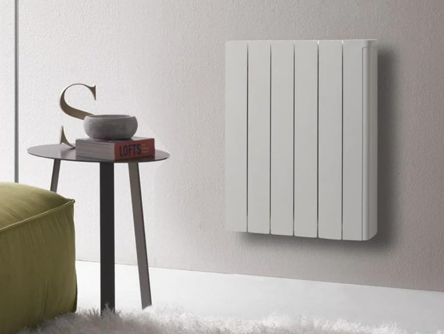 Emisor térmico DELTACALOR Telica WiFi Plus 1500W – 8 elementos | Radiador eléctrico inteligente con control WiFi