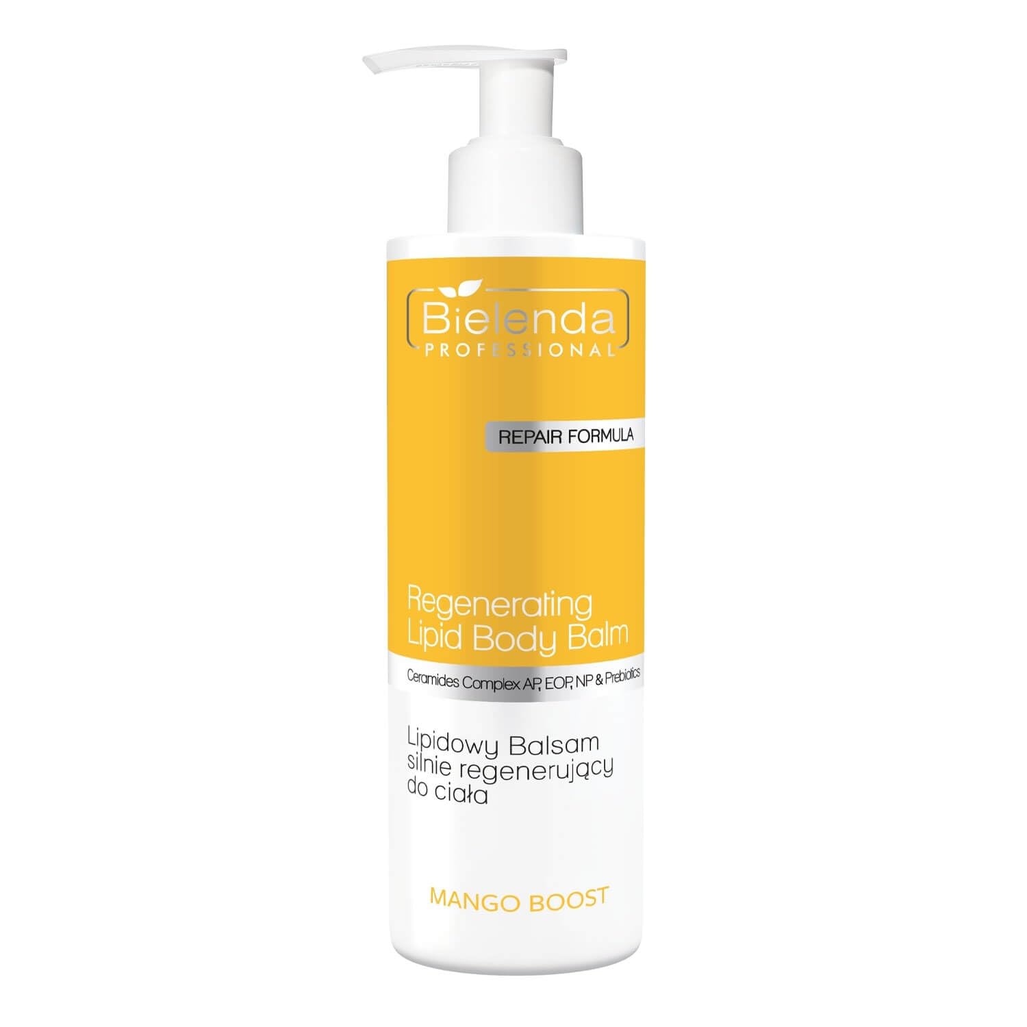Bielenda Professional Mango Boost Intensive Regenerating Firming Lipid Body Balm 500ml