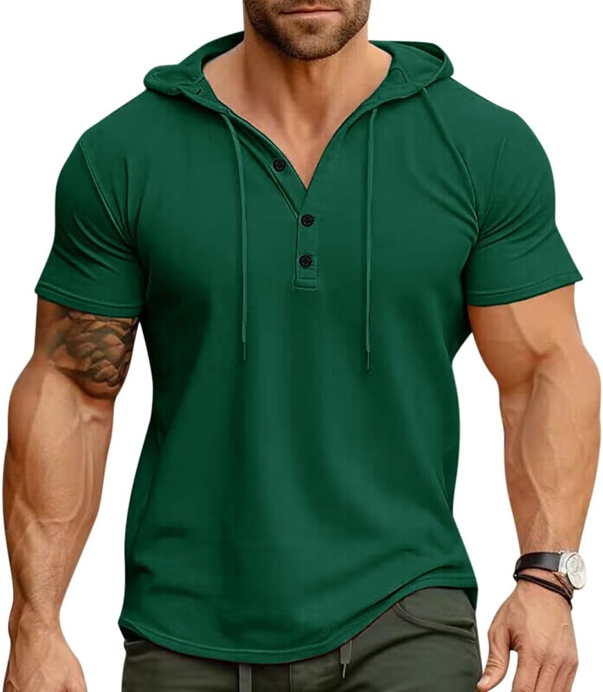 Herren Hoodie Oanviso - Minimalistischer Berg Print Kapuzenpullover Für Herbst & Winter