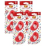 Jelly Belly Car Vent Air Freshener Pack w/2 Vent Clips (4 Packs, Very Cherry)
