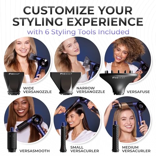 FHI Heat Multi-Styler VersaSphere Pro Air 6 em 1 Roxa Turmalina 12 inches