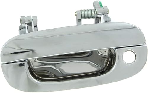 Miniatura 1 de KarParts360 Manija de puerta exterior para Dodge Ram 1500 1994-2001 para lado del conductor y del pasajero  Par  Delantero  Todo Cromo  Con orificio