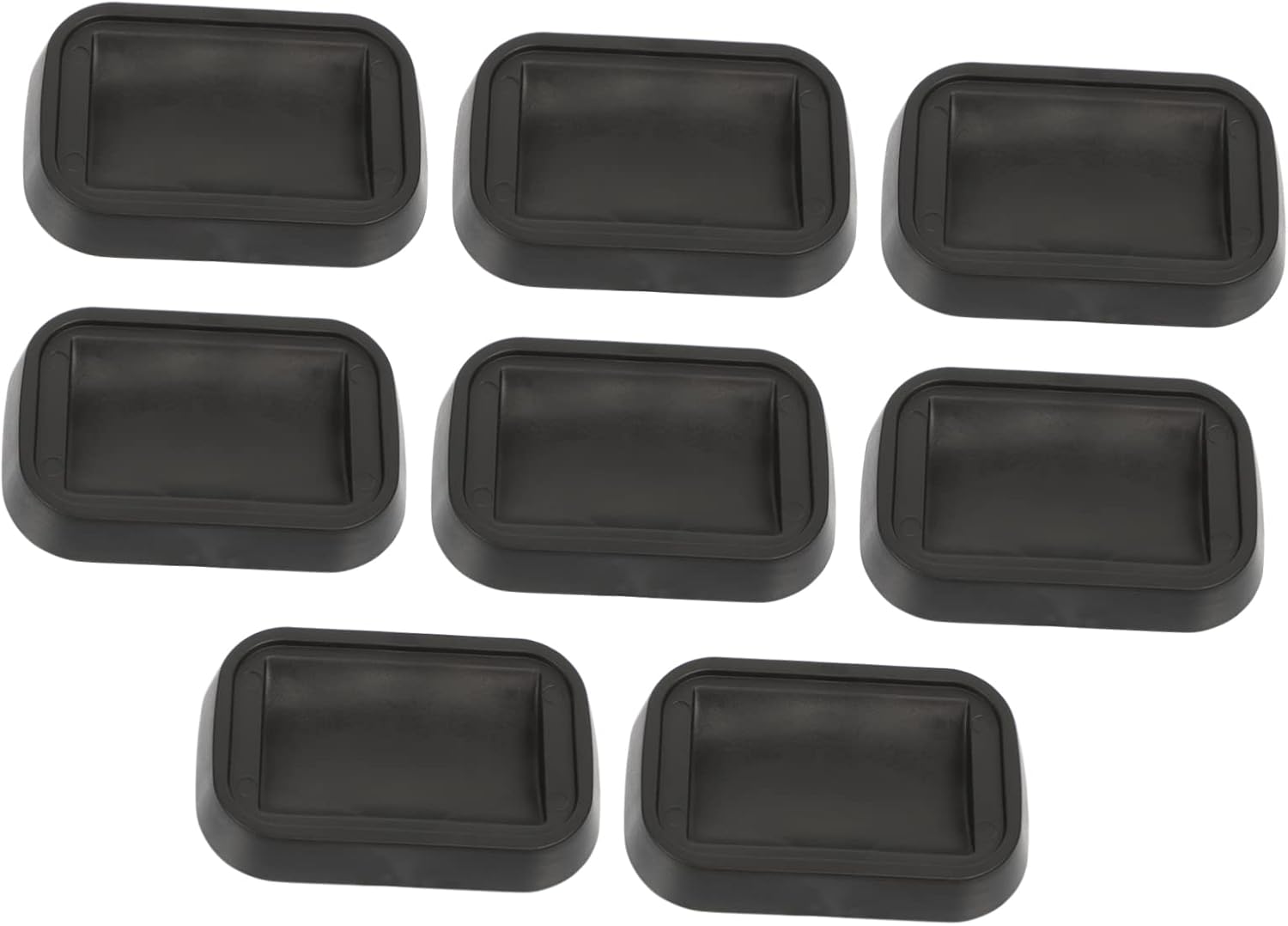 8pcs Silicone Furniture Coasters Caster Cups Prevent Sliding Protect Floors