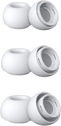 Miniatura 10 de AirPods Pro y AirPods Pro 2 - Almohadillas de silicona para reducir el ruido con ajuste seguro y bolsa de plástico de almacenamiento portátil (3 3