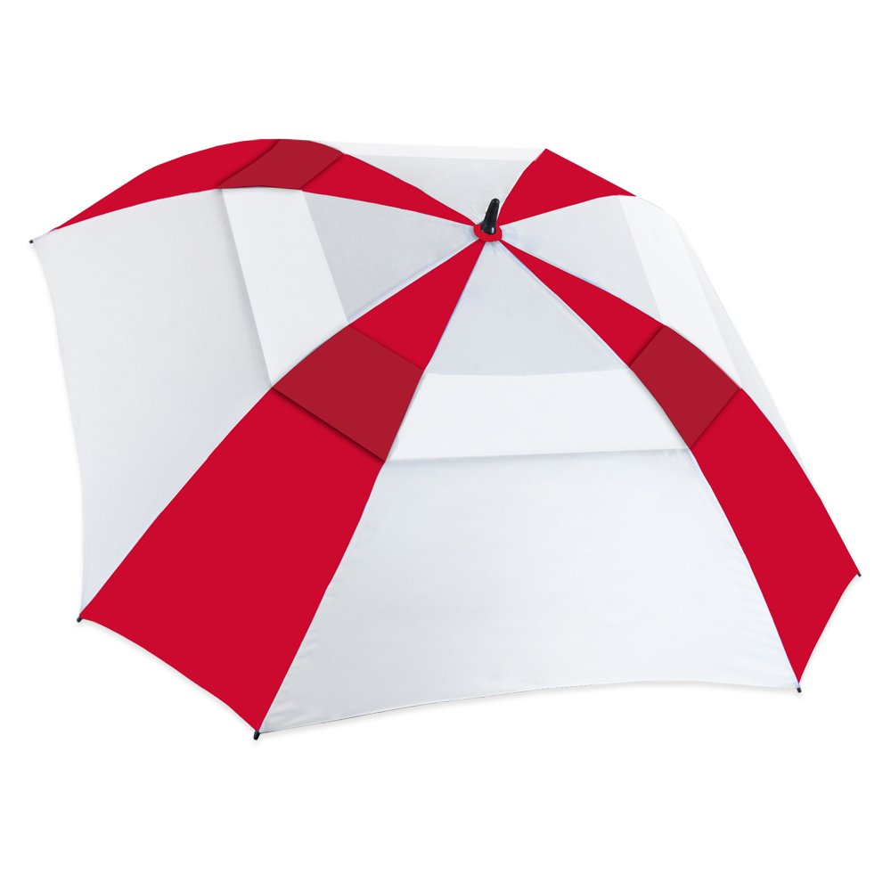 STROMBERGBRAND UMBRELLASStromberg Brand The Vented Square Deal Golf Umbrella Red White