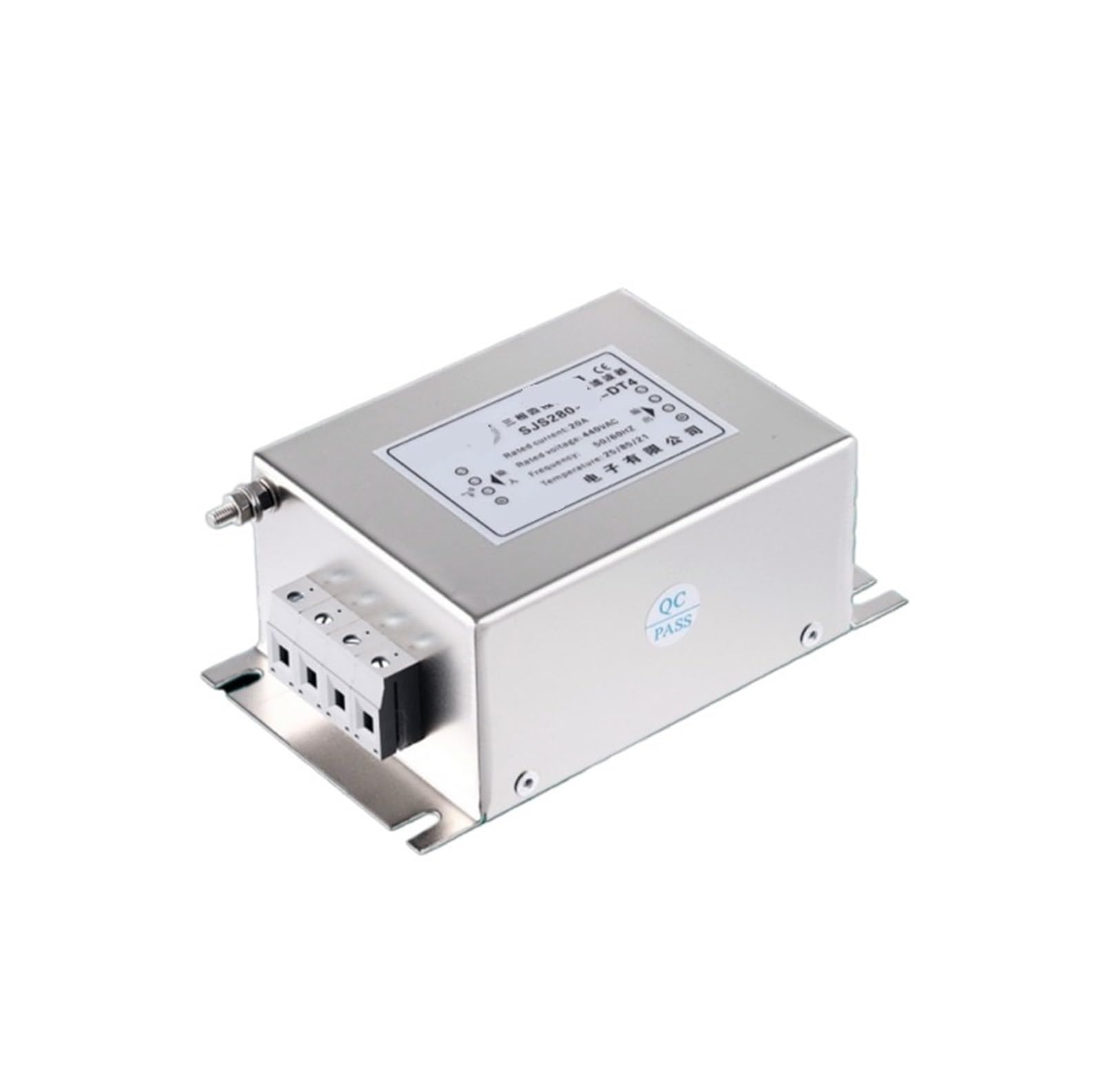 Filtro de alimentación trifásico SJS280-DT para solucionar averías por ruido eléctrico 380V