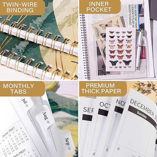 2026-2029 Monthly Calendar Planner - 9" × 11", Large 3 Year Monthly Planner, JUL. 2026 - JUN. 2029, Large Calendar with Tab, Premium Paper, Back Pockets, Sturdy Cover — view 6