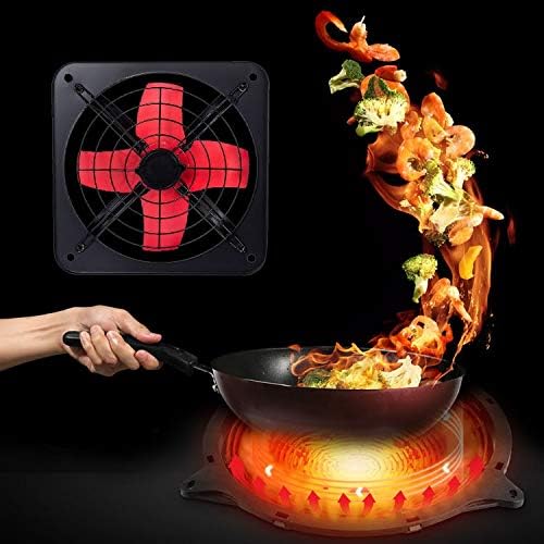 Kitchen Exhaust Fan Oil Extraction Powerful Window Type Industrial All-iron Ventilation Metal