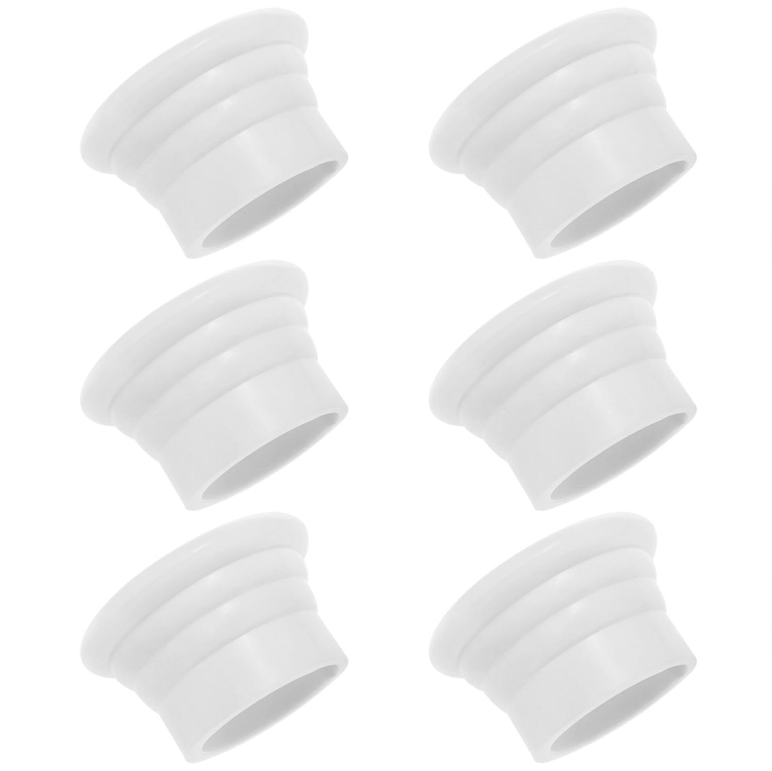 Xhziy Curtain Rod End Cap Plastic Curtain Pole End Plug Caps Curtain Rod Plug Roman Rod Cap Finial Curtain Rod End Cap Internal Diameter 1.1