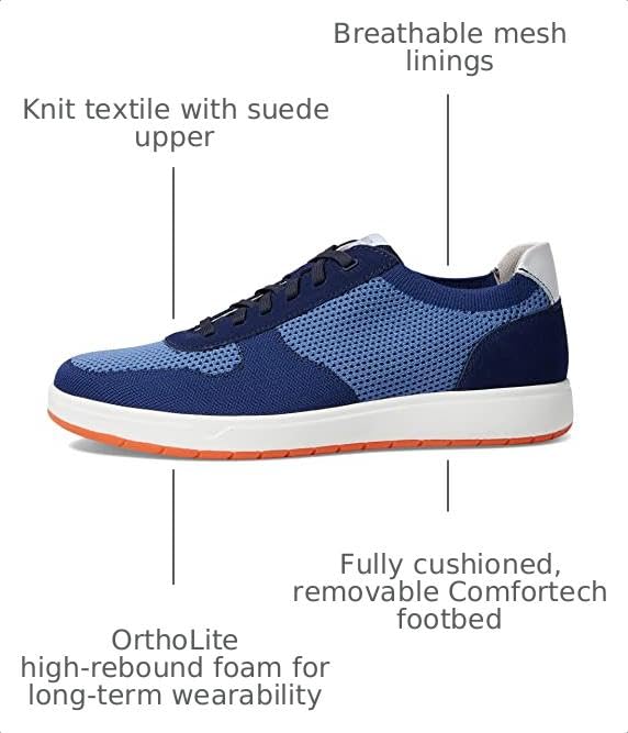 Image of Florsheim Heist Knit 6-Eye Lace-Up Sneaker