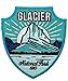 Glacier National Park Iron-on Embroidery Patch