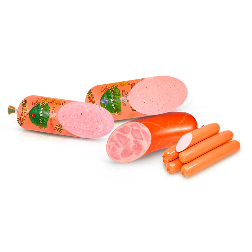 Wurstpaket Probier-Set Lackmann Russische Spezialitäten 4 Sorten Колбаса Wurst Würstchen 2,1 KG
