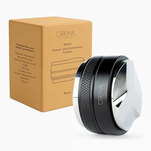 Miniatura 9 de Productos de Café CREMA 39,25mm Tamper Manual y Distribuidor de Café V2 Compatible con Portafiltros Breville Herramienta de Profundidad