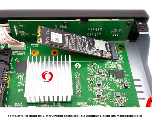 Octagon SF8008 UHD 4K Supreme Twin Sat Receiver, 2X DVB-S2X Tuner, E2 Linux & Define OS, mit Aufnahmefunktion, M.2 M Key, Gigabit LAN, Bluetooth, Kartenleser, Sat to IP, Multistream, WiFi WLAN