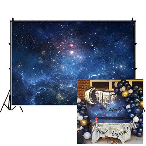AOFOTO 5x3ft Fantastic Nebula Backdrop Aerospace Starry Sky Photography Background