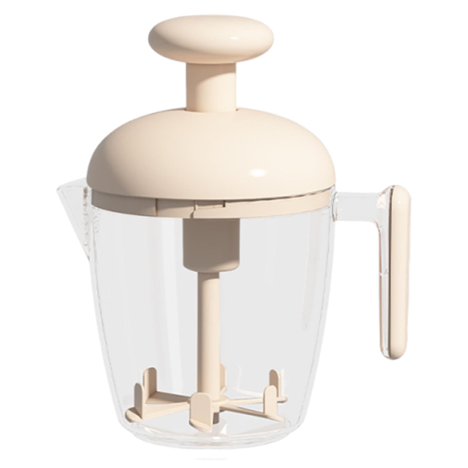 Egg Mixing Cup Hand Press Mixer Supplies Kitchen Gadgets Portable Easy Blending Manual Egg Mixer for Milk Powder