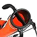 Orlimar Pitch ’n Putt Lightweight Sunday Golf Bag with Stand, Ultra-Light Carry Design, Two-Way Divider Top, Shoulder Strap, Compact Carry Golf Bag for Men & Women, Orange