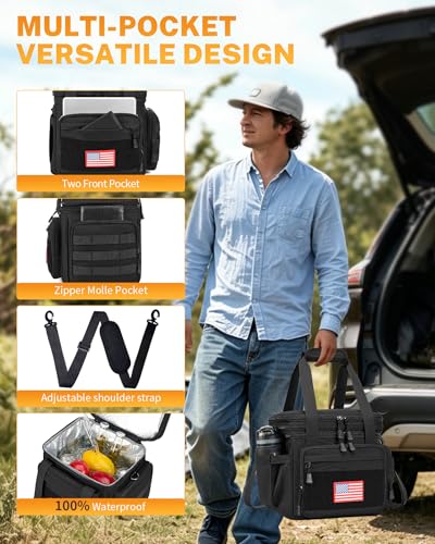 Gafetrey Tactical Double Deck Lunch Box