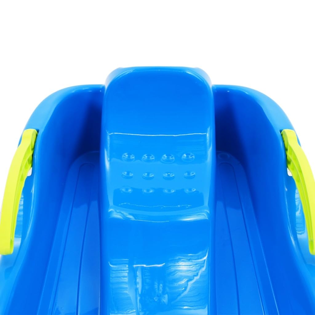 Generico Slittino con Freni Blu 87x40x18 cm in Polipropilene,Articoli Sportivi,Ricreazione all'aperto,Sport e attività Invernali,Slitte-93713