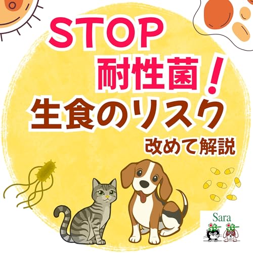 #1041. STOP耐性菌🍀生食のリスクについて改めて解説❗ 🐶🐱