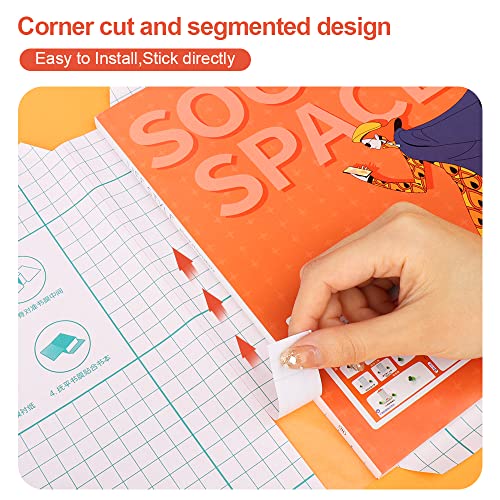 10 Sheets Transparent Book Covers Cpp Material Self-Adhesive, Water-Resistant And Anti-Dirt, With Corner Cutting, Fits 6.9"X9.8" (B5/16K) Paperbacks, No Cutting Required - Protect Your Books With Ease #TOP2
