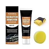 2026 New Scratch Remover for Vehicles - Car Scratch Repair Paste Car Scratch Remover Kit, Car Scratch Remover Kit with Wipe Sponge for Car Vehicles Deep Scratches