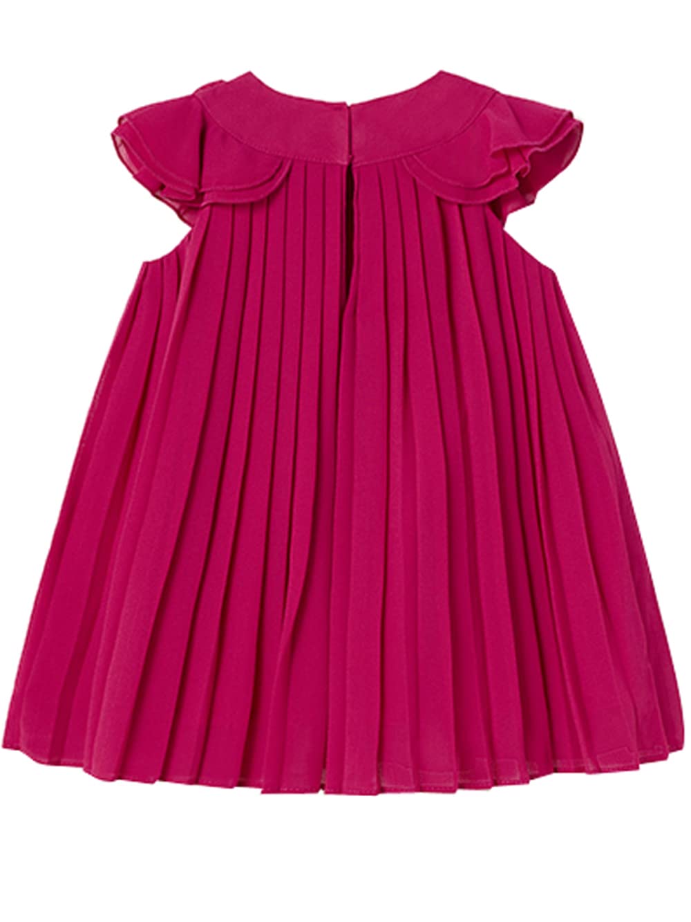 Mayoral Vestitino neonata Plisse Fucsia