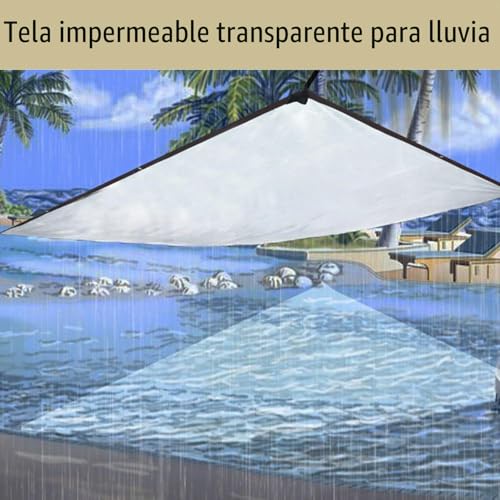 Película de construcción de PVC transparente y lona impermeable para obra 6