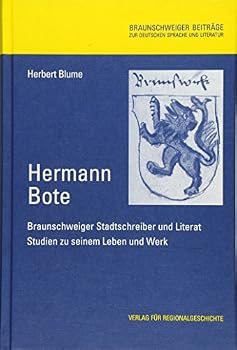 Hardcover Hermann Bote: Braunschweiger Stadtschreiber und Literat Book