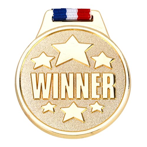 strongzhuo One 2-Inch Winner Medal for Awards Sporting Events, Competitions, School Games, Spelling Bee, Olympic Style Gold Medal