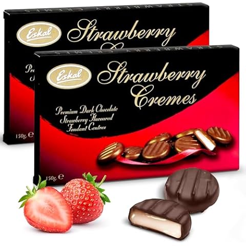 Eskal Dark Chocolate Strawberry Gift Box Cover