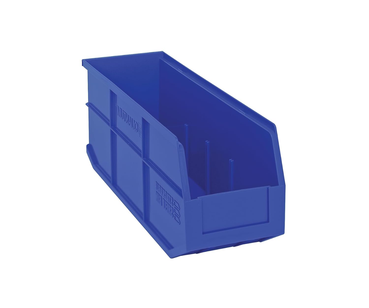 Quantum Storage K-SSB461BL-5 5-Pack Stackable Plastic Shelf Bin, 18" x 6" x 7", Blue