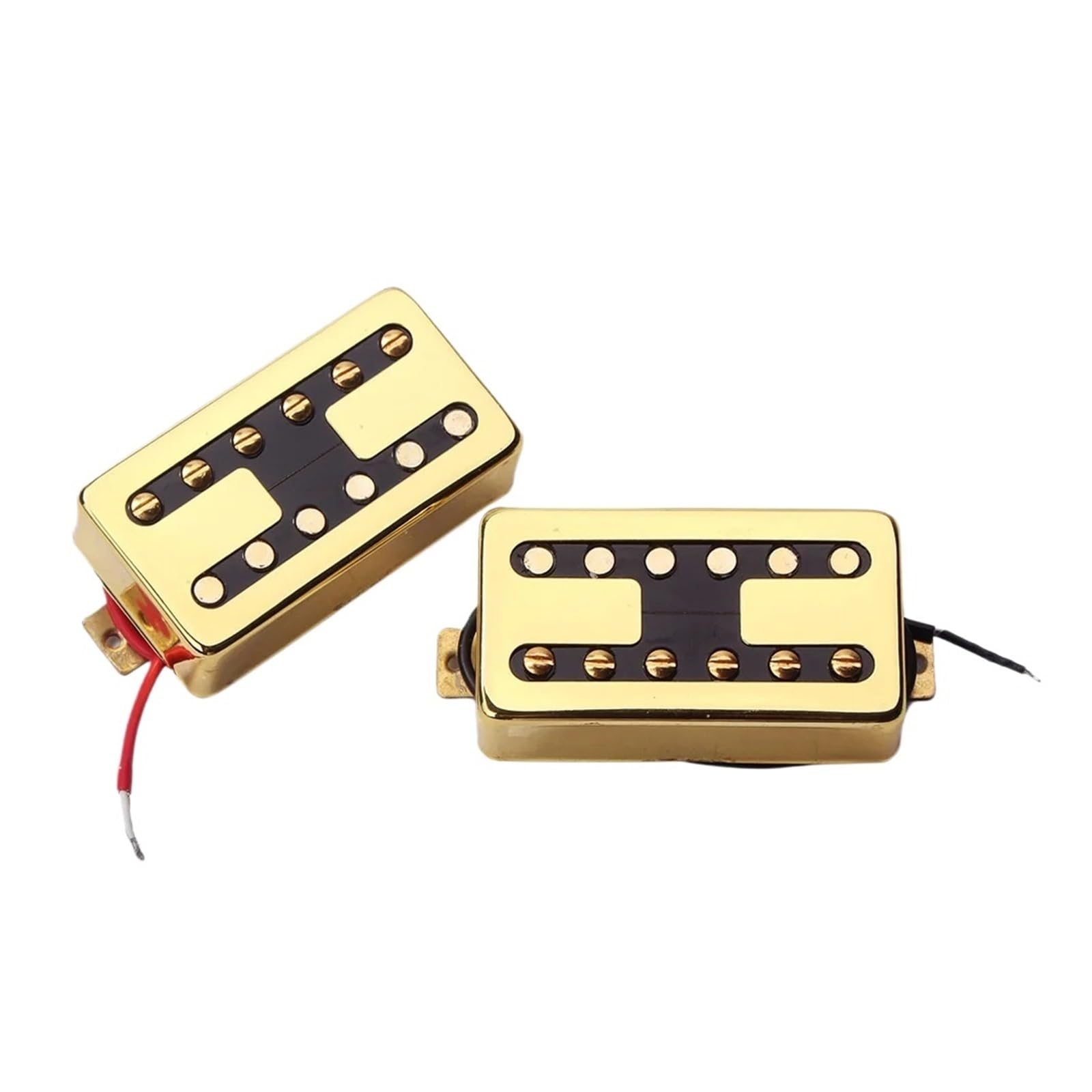Pastillas de guitarra eléctrica Humbucker, cera de doble bobina dorada en maceta for Gmc41