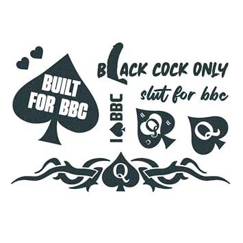 BBC Lover Temporary Tattoo Set 8 Tattoos