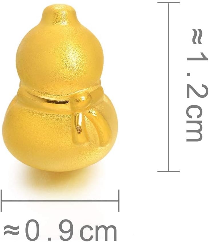 CHOW SANG SANG 999 24K Solid Gold Gourd (Wulu) Auspicious Charm Bracelet for Women 86335C
