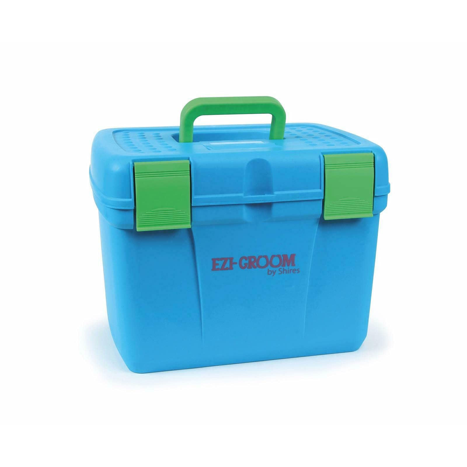 Shires EZI-GROOM Deluxe Grooming Box in Bright Blue - One Size