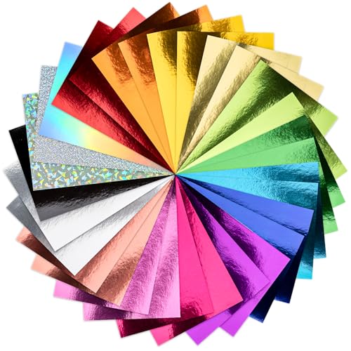 30 Pack Metallic Cardstock Paper Sheets 250gsm/92lb 68inch
