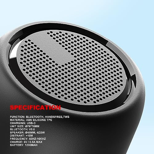 FAYAZ Bluetooth Speaker - 24-Hour Playtime, IPX4 Waterproof - Image 4