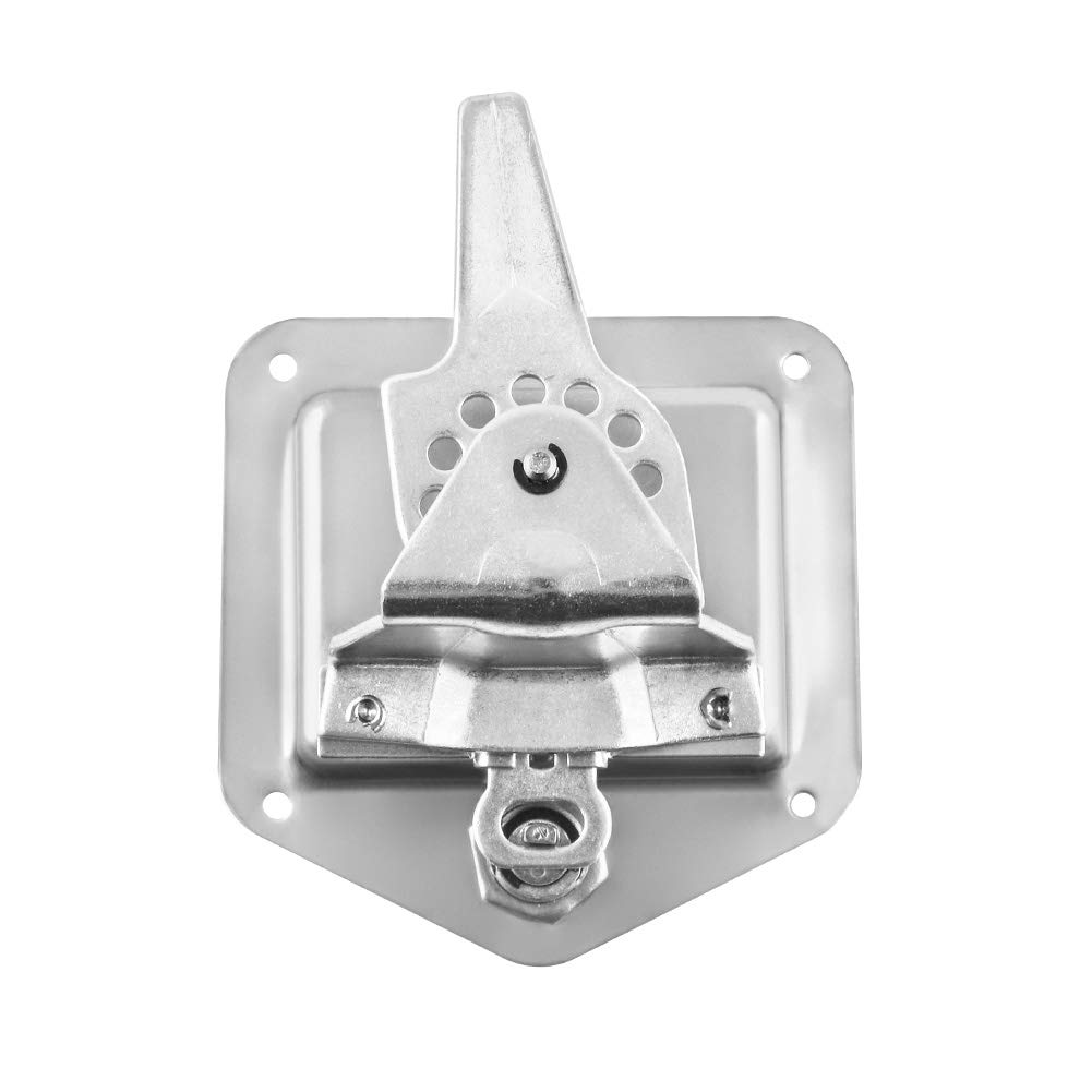 QWORK Stainless Steel THandle Latch Locking Latch with Mounting Holes