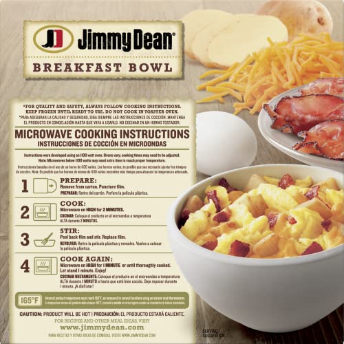 Jimmy Dean Bacon Breakfast Bowl, 7 Oz (Frozen) #TOP3