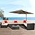 Devoko 9 Pieces Outdoor Patio Sectional Sofa All-Weather Patio Furniture Sets Manual Weaving Wicker Rattan Patio Conversation Set with Cushions and Glass Table (Brown)