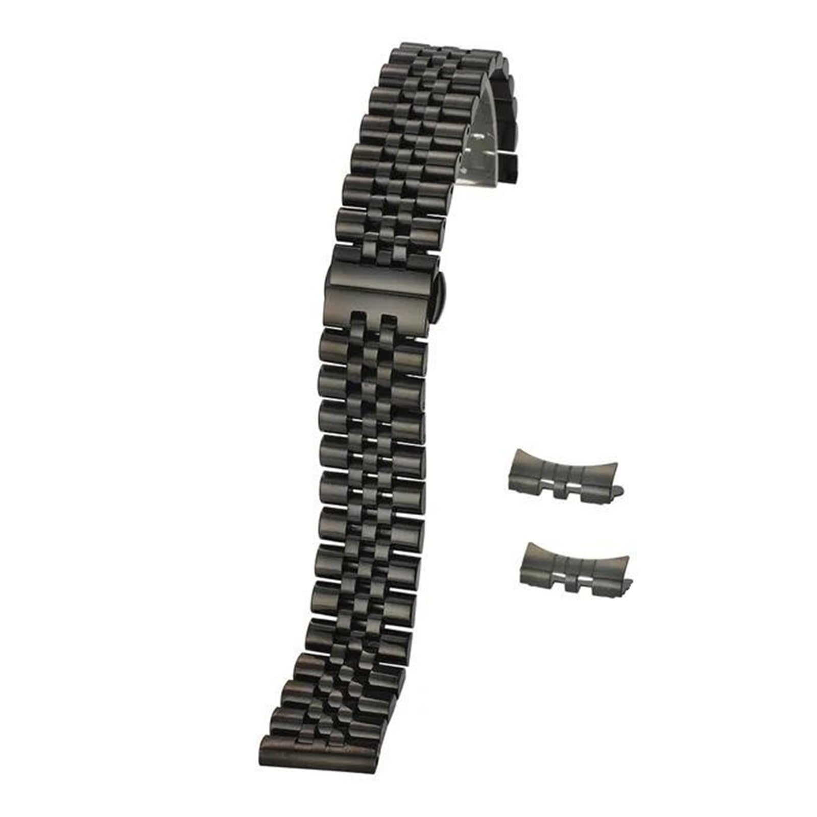 yingyingjia 12 13 14 16 17 18 19 20 21 22mm Solidny Pasek Ze Stali Nierdzewnej Bransoleta Hollow Arc Interfejs Pasek Zegarka